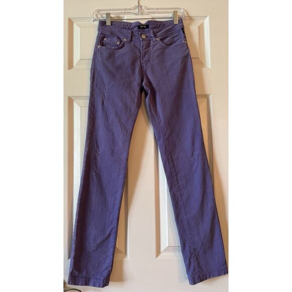 VERSACE COLLECTION Purple Stretch Jeans size 25 Regular Fit - RARE - Picture 1 of 9